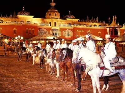 Cena e spettacolo Fantasia a Marrakech