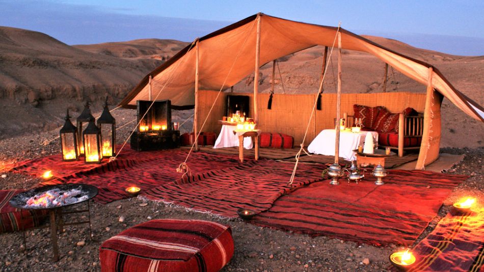 Marrakech Excurions, Cena nel deserto di Marrakech in privato