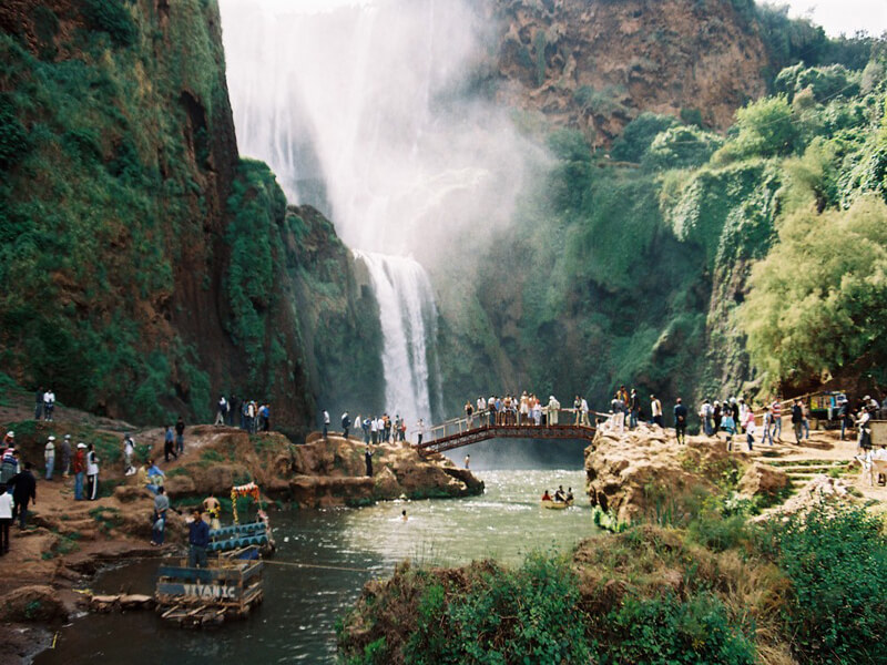 Excursion des cascades Ouzoud au départ de Marrakech en privé