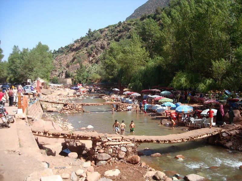 Marrakech Excurions, Marrakech Group excursion to the Atlas Mountains and Ourika valley